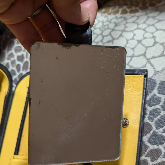 Vintage Greta Italian leather train case/cosmetic bag - Picture 11 of 15